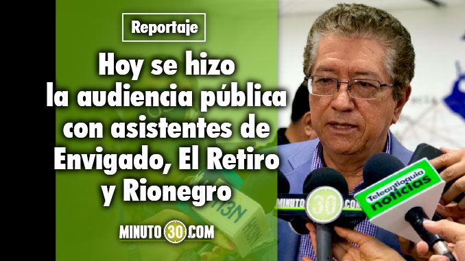 Gilberto Quintero - Secretario Infraestructura Antioquia. Foto/Minuto30