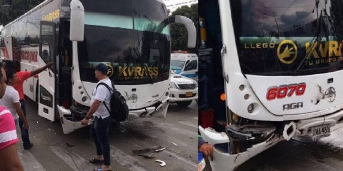 El bus donde se transportaba el grupo Kvrass se accidentó. - Instagram @purositiomusical