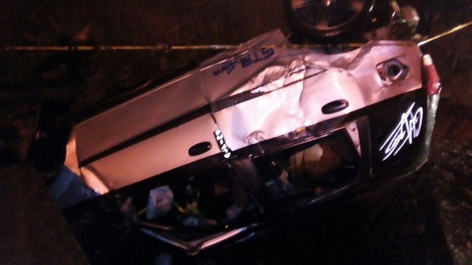 Aparatoso accidente en Sonsón deja dos personas lesionadas