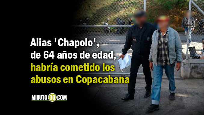 VIDEO: A prisión alias 'Chapolo', un reciclador señalado de abusar de tres menores de edad 1 A prisión alias 'Chapolo', un reciclador señalado de abusar de tres menores de edad