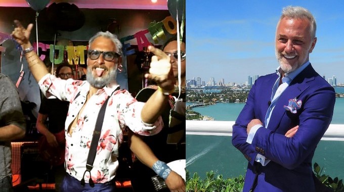 Andrés Parra y Gianluca Vacchi/ Tomadas de Instagram: @soyandresparra y @gianlucavacchi