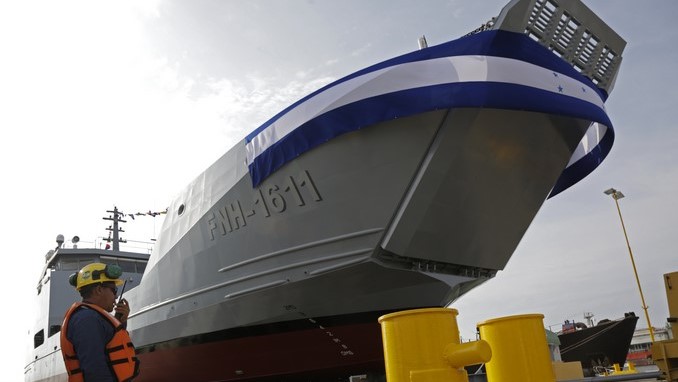 Botaron en Cartagena el buque que la Fuerza Naval de Honduras le compró a Colombia