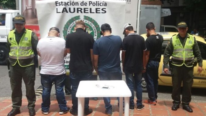 Capturaron a cinco hombres señalados de hurtar a un conductor de vehículo transportador de alimentos