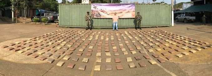 Cayó cargamento de 202 kilos de marihuana en Caloto, Cauca