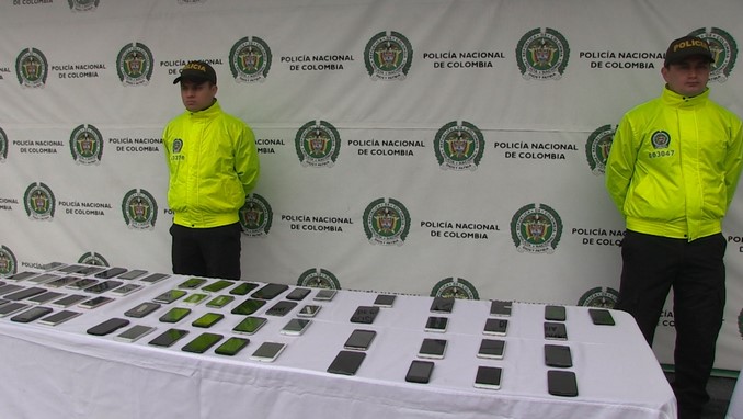 Policía recuperó 417 celulares en Los Mártires. 121 estaban reportados como hurtados