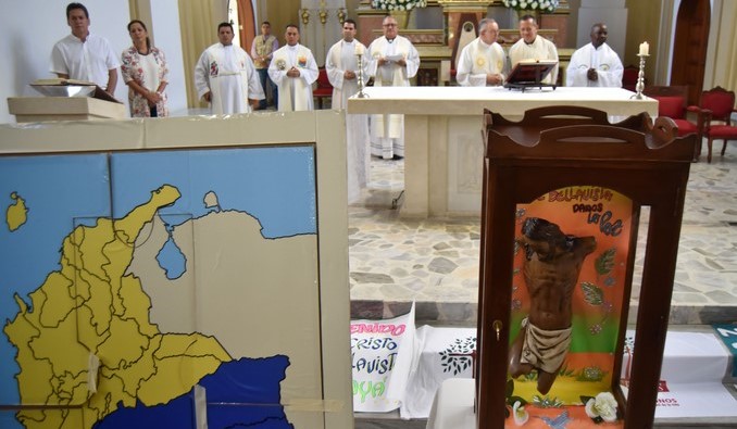 Cristo de Bojayá Villavicencio, visita papa Francisco