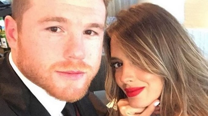 El "Canelo" Álvarez y Shannon de Lima/ Tomada de Instagram: @marceluquerangel