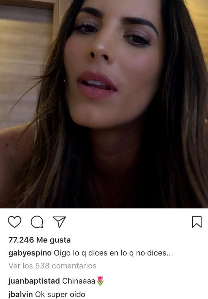 Capturas de pantalla tomadas de Instagram: @gabyespino