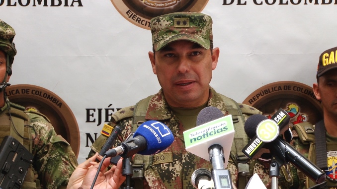 General Jorge Horacio Romero Pinzón, comandante (e) de la Séptima División del Ejército