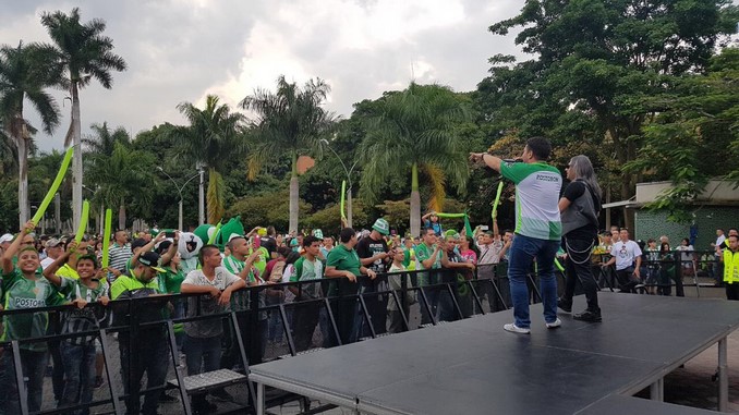 Así celebraron el Día del Hincha Verdolaga en el Atanasio Girardot 1 hinchas nacional1