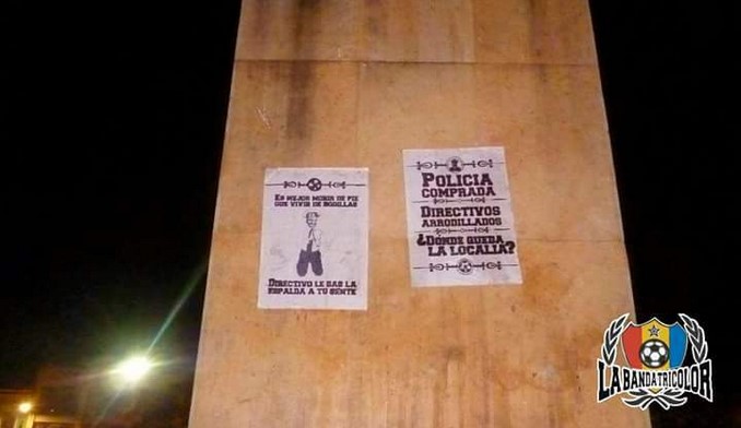 FOTOS: Con estos mensajes recibieron a los hinchas de Nacional en Pasto 5 hinchas pasto 4