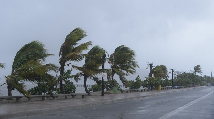 Vista del el ojo del huracán Irma sobre la costa norte dominicana. EFE/Archivo