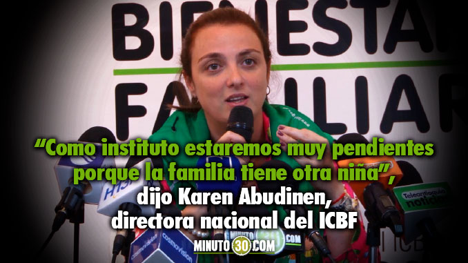 VIDEO: “Vamos a llegar hasta el final de este caso”: directora nacional del ICBF sobre niña de Girardota