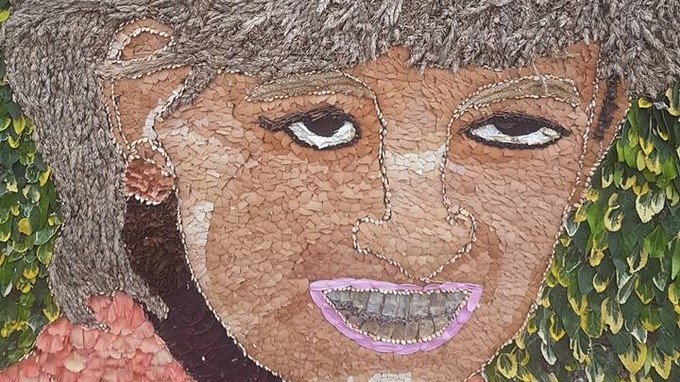 Retrato de Lady Di tomado de Facebook: Chesterfield Borough Council