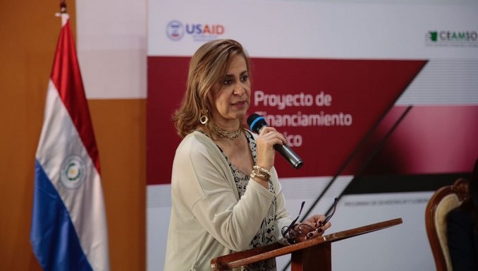 La secretaria de las Mujeres de Antioquia, Luz Imelda Ochoa