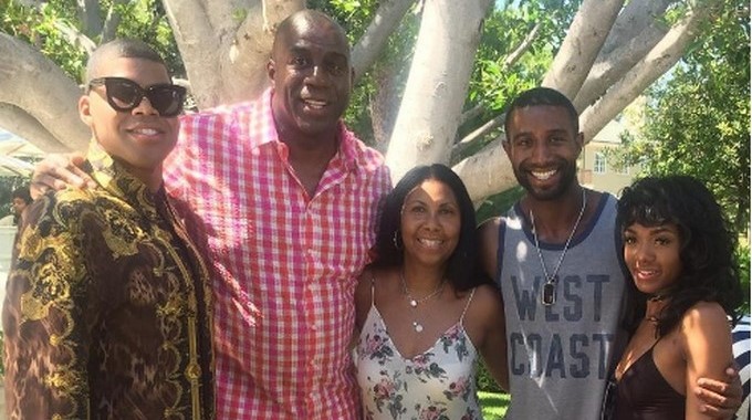 Earvin III, Magic Johnson y el resto de la familia/ Tomada de Instagram: @magicjohnson