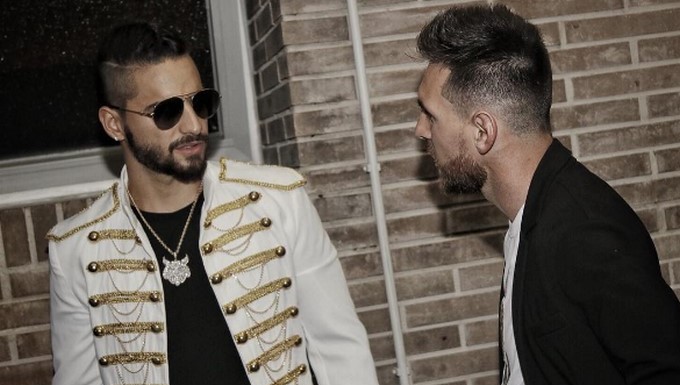 Maluma y Lio Messi/ Tomada de Instagram: @maluma