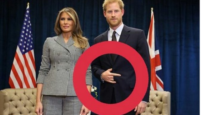 Melania Trump y Enrique de Gales/ Tomada de Twitter: @YujuAndTheBoooy