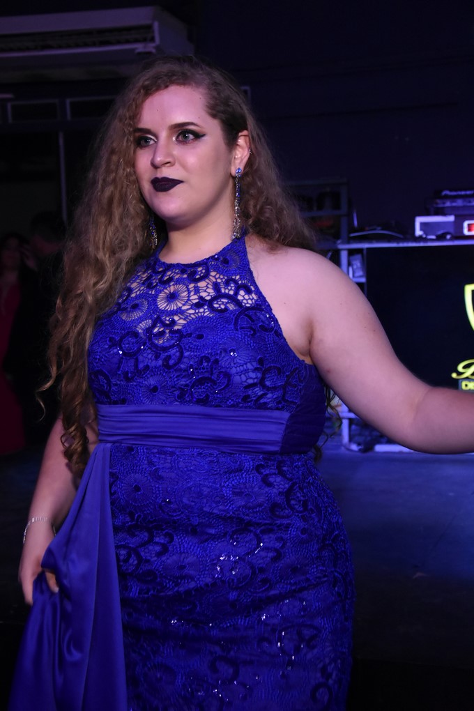 Gabriela Venialgo, posando durante la noche de premiación en una discoteca de Asunción (Paraguay).EFE/Cortesía Mike Beras