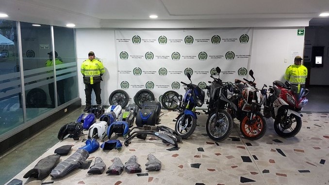 Por descuido se roban el 80% de las motocicletas en Bogotá: Policía
