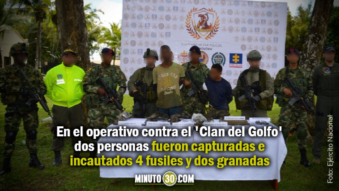 res integrantes del 'Clan del Golfo' murieron durante operativos militares en Turbo