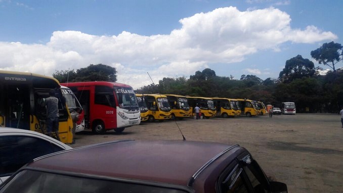 Ruta 262, buses Castilla, paro