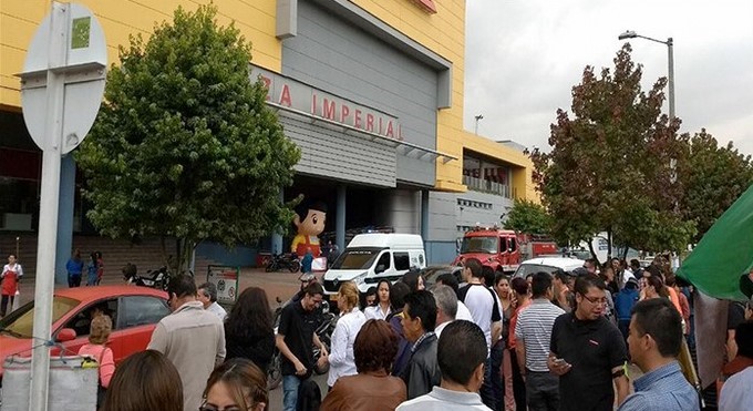 Plaza Imperial al norte de Bogotá/ Tomada de Twitter_ @PeriodistasCPB