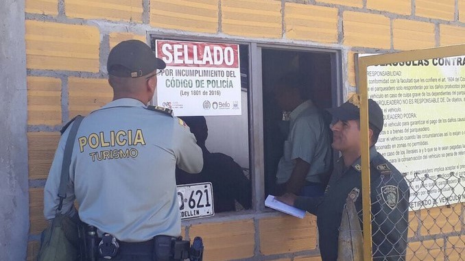 Autoridades sellaron dos hoteles en el municipio de Bello 3 sellado turismo