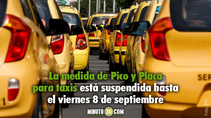 Los taxis en Medellín tendrán sitios específicos para dejar a los pasajeros que asistirán a la misa campal del papa
