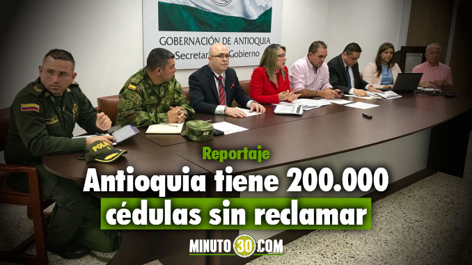 Comisión de reunió hoy en la Gobernación de Antioquia. Foto/Minuto30