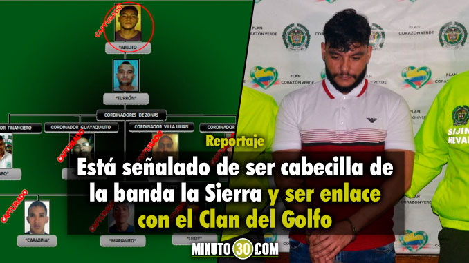 "Abelito" fue capturado en la casa de su compañera sentimental 1 Foto/Policía Metropolitana del Valle de Aburrá.