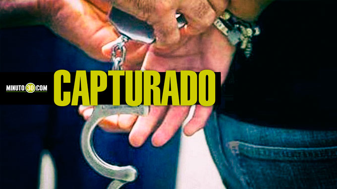 Capturado con un Bersa, calibre 22 1 CAPTURADO, DETENIDO