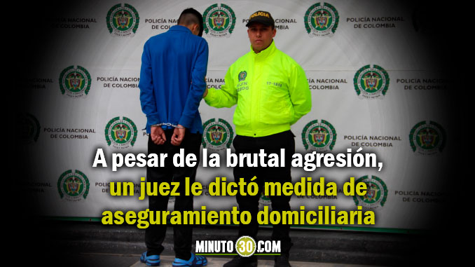 Capturado_Golpiza_Mujer_Bogota