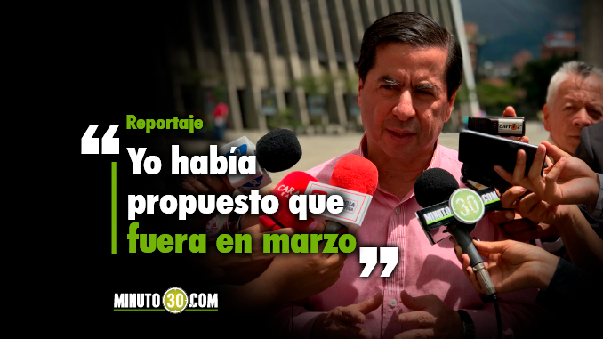 Juan Fernando Cristo - Precandidato Presidencial. Foto/Minuto30