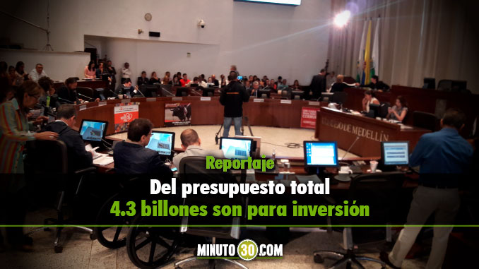 Recinto del Concejo de Medellín. Foto/Minuto30