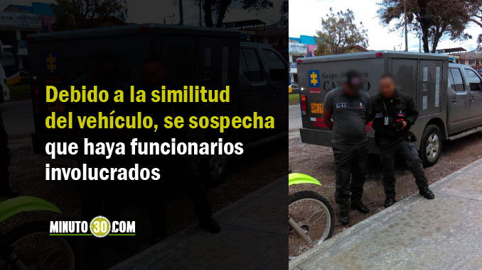 Falsa camioneta del CTI