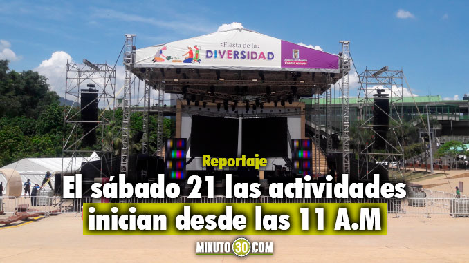 La programación se desarrolla en el Parque de los Deseos. Foto/Minuto30