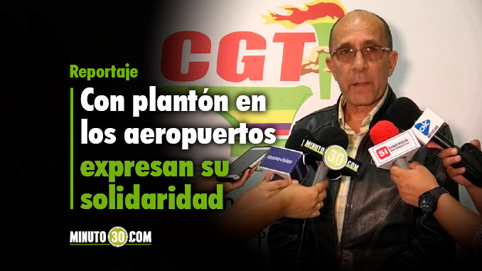 Rubén Darío Gómez Hurtado - Presidente CGT Antioquia. Foto/Minuto30