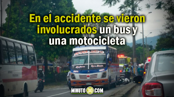 Accidente en la carrera 80 generó una fuerte congestión