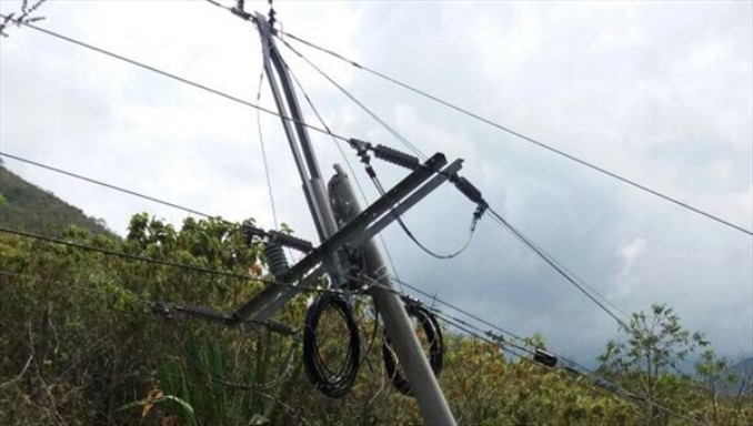 Atentado infraestructura eléctrica en Cauca
