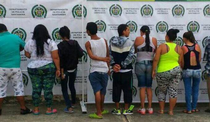 capturados de la banda 'los Capamicos'