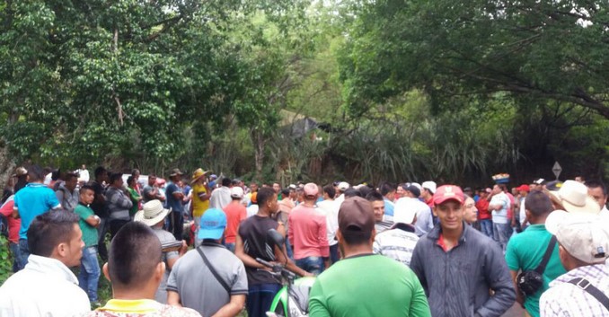 Campesinos en el Catatumbo protestan contra el Gobierno