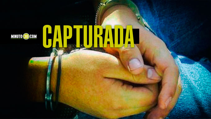 CAPTURADA, DETENIDA