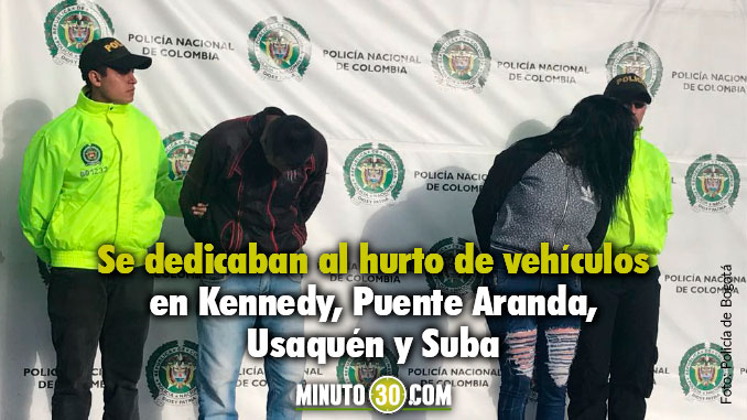 Cayeron 'los Destructores', banda que hurtaba vehículos en varias localidades de Bogotá