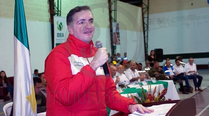 El municipio de Liborina fue el protagonista de 'El Gobernador en la noche'