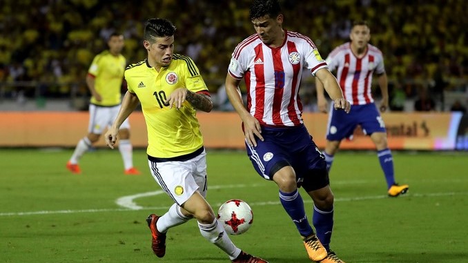 FOTOS: Desazón, Colombia dejó escapar la clasificación de las manos 18 james paraguay colombia
