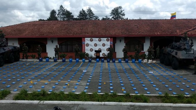 Ejército localizó megalaboratorio del 'Clan del Golfo' para el procesamiento de drogas en el Suroeste antioqueño