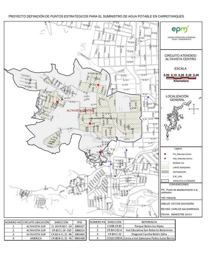 mapas carrotanques EPM