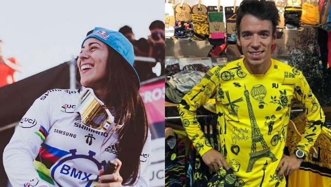 Mariana Pajón y Rigoberto Urán/ Tomadas de Instagram: @marianapajon y @rigobertouran