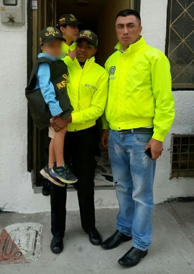 En Bogotá fue rescatado el niño de 4 años secuestrado en el Meta
